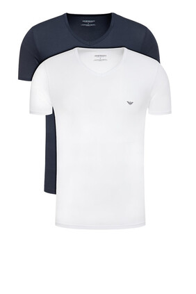 Stretch Cotton Eagle Logo T-Shirts, Multipack